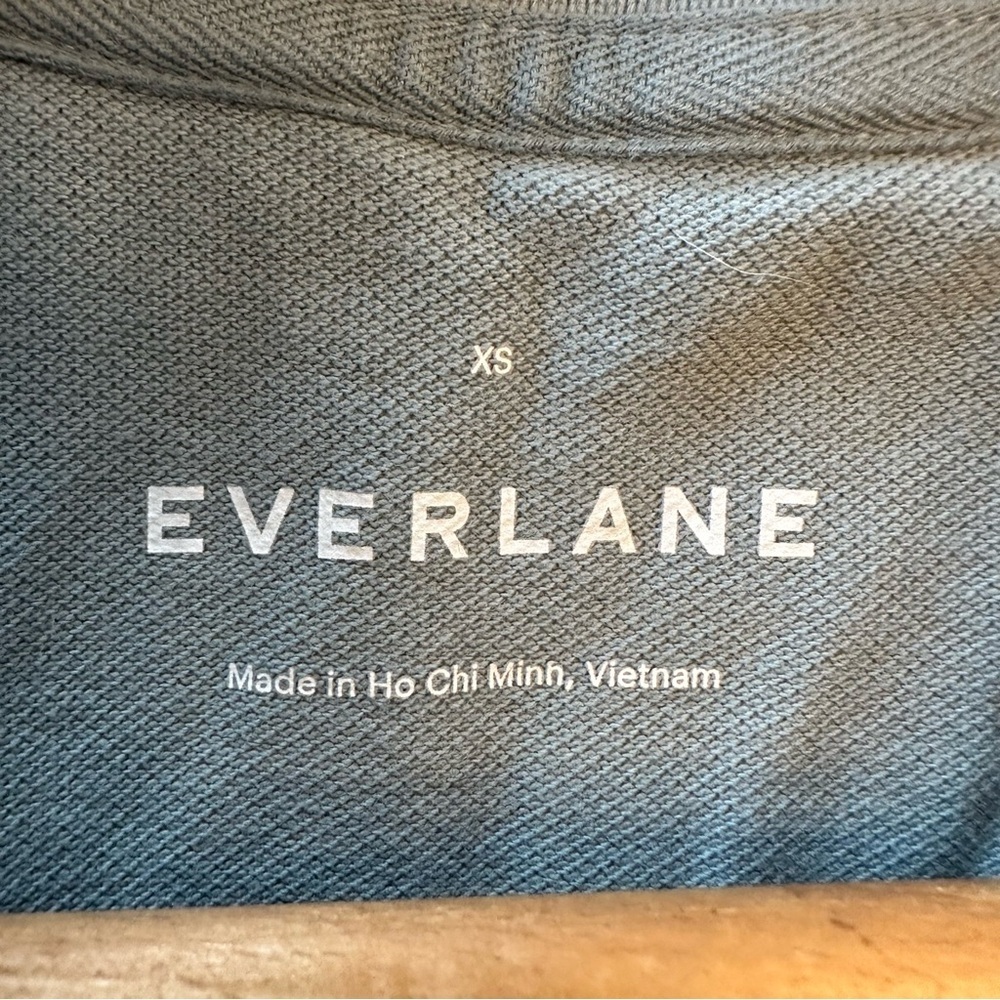 Everlane Dusty Blue Grey Polo Shirt - Picture 9 of 11